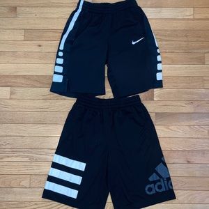 2 athletic shorts